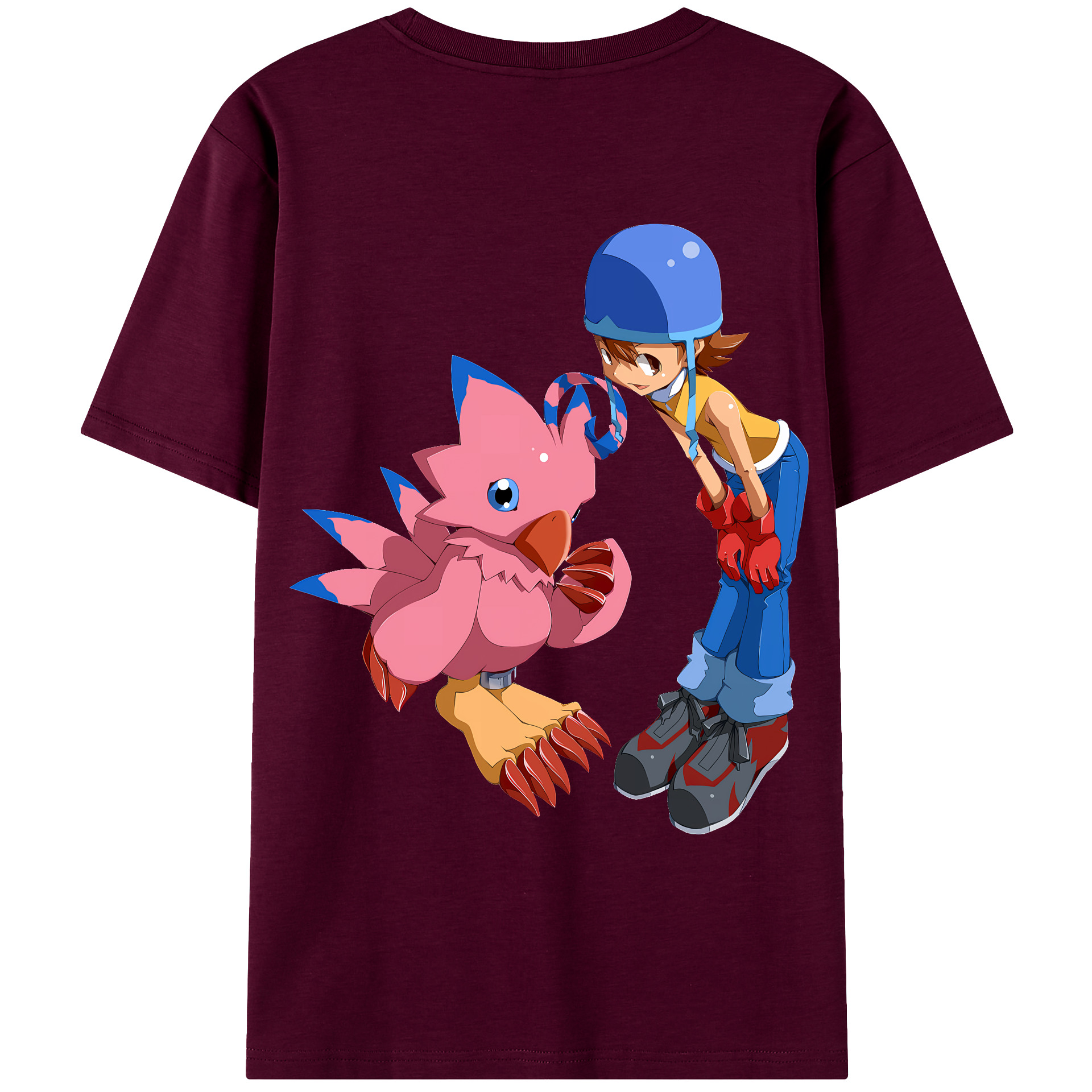 （画像用） Digimon デジタルモンスター/デジモン レディース半袖Tシャツ(バックプリント)